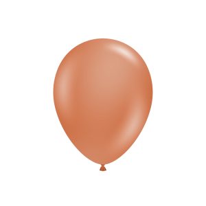 BALLON EN LATEX ORANGE BRÛLÉ