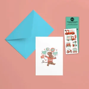 CARTE DE SOUHAITS - LIVRAISON D'AMOUR