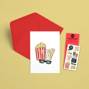 CARTE DE SOUHAITS - SOIRÉE AU CINÉMA