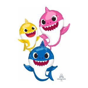 LE TRIO BABY SHARK GÉANT 66 POUCES