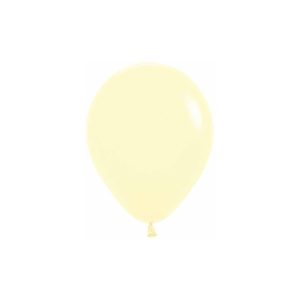 BALLON EN LATEX PASTEL MATTE YELLOW